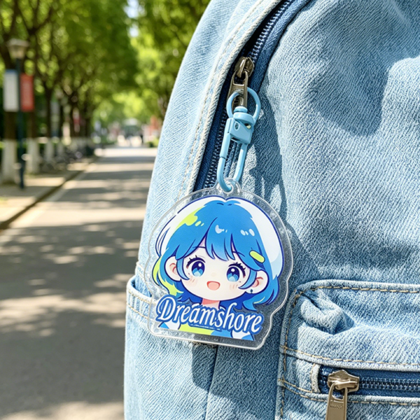 Custom Clear Acrylic Keychains