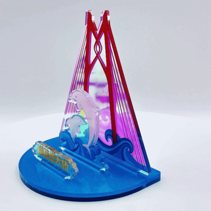 Custom Multi-Layer Clear Acrylic Standees