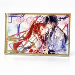 Custom Bordered Acrylic Art Card with Foil Stamping