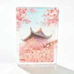 Custom Thicken Pre-filled Quicksand Liquid Acrylic Fridge Magnet