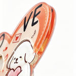 Custom Acrylic Inlaid Magnetic Keychain