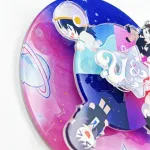 Custom Rotating Acrylic Fridge Magnet