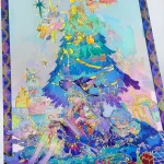 Custom Borderless Acrylic Art Card with Foil Stamping