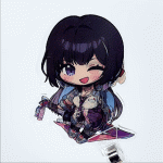 Custom Lenticular Acrylic Keychain