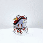 Custom Clear Acrylic Fridge Magnet