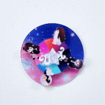 Custom Rotating Acrylic Fridge Magnet