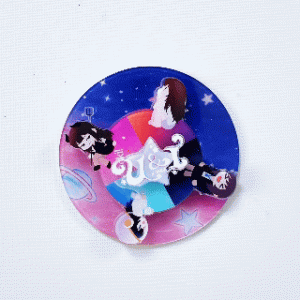 Custom Rotating Acrylic Fridge Magnet