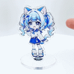 Custom Rotating Acrylic Standees
