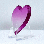 Gem-Cut Edge Acrylic Charm