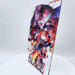 Custom Borderless Acrylic Art Card with Foil Stamping