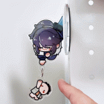 Custom Side-Hanging Fridge Magnet