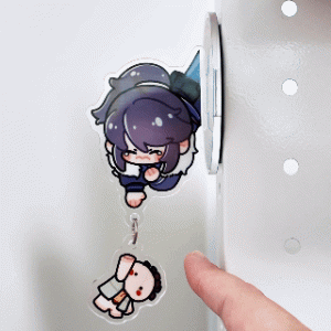 Custom Side-Hanging Fridge Magnet