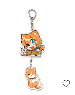Custom Series Connection Clear Acrylic Charms
